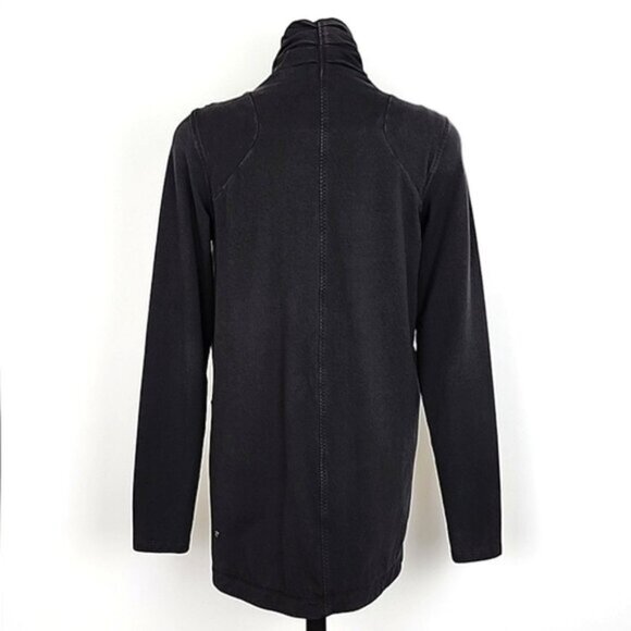 Lululemon That's A Wrap Women's Black Wrap Cardigan Thumbholes Size 8 - Picture 5 of 15